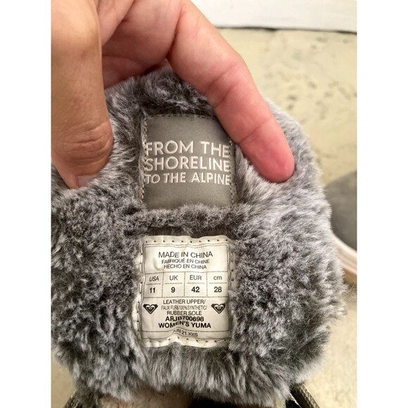 Roxy Yuma Alpine Faux Fur Women's Waterproof Warm Tech Winter Boots Size 11 - Picture 7 of 10